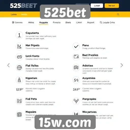 Características e funcionalidades do site 525bet